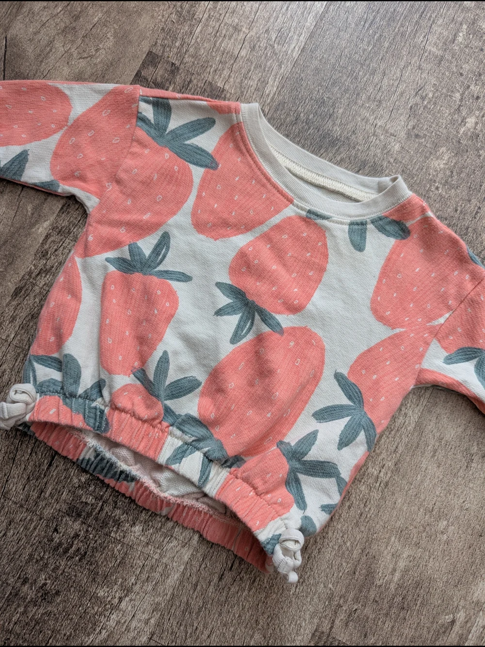 Carter's Strawberry Print Pullover Top